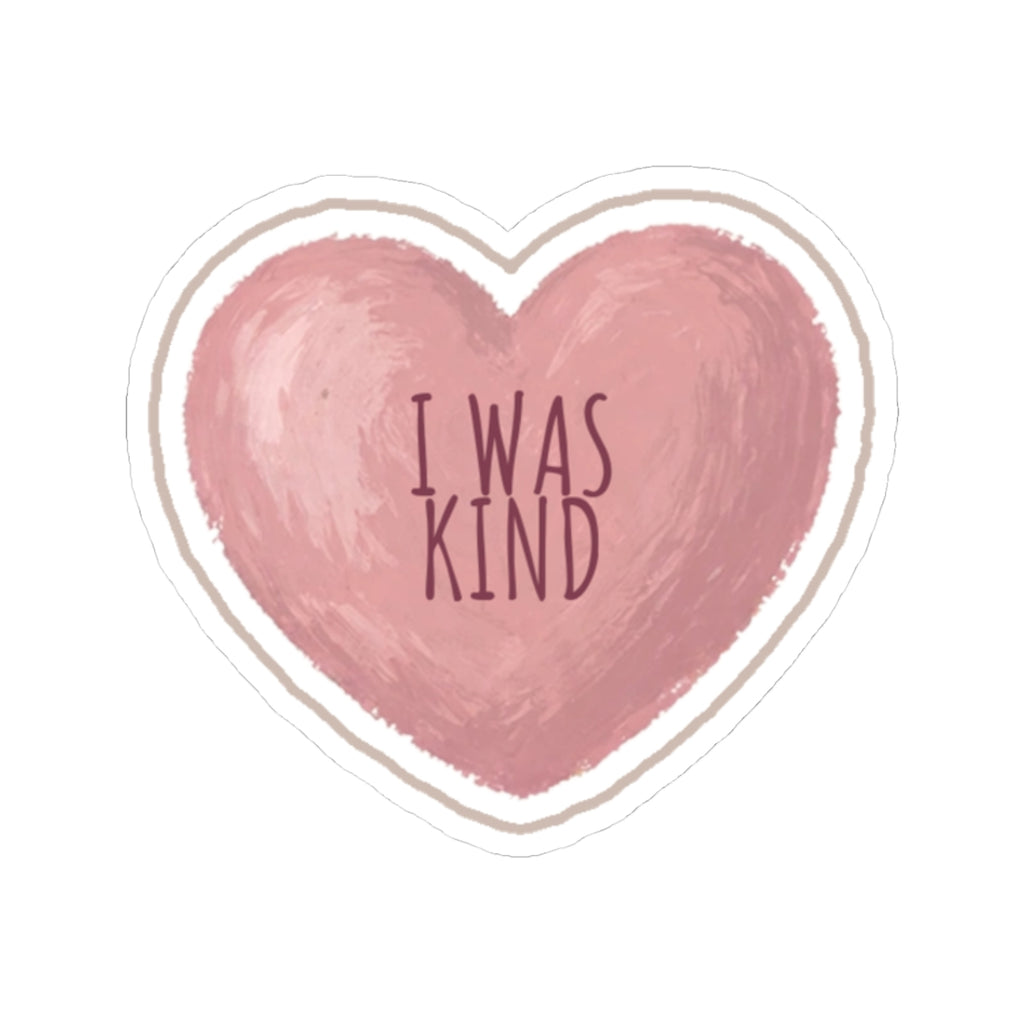 Kind Kiss-Cut Sticker
