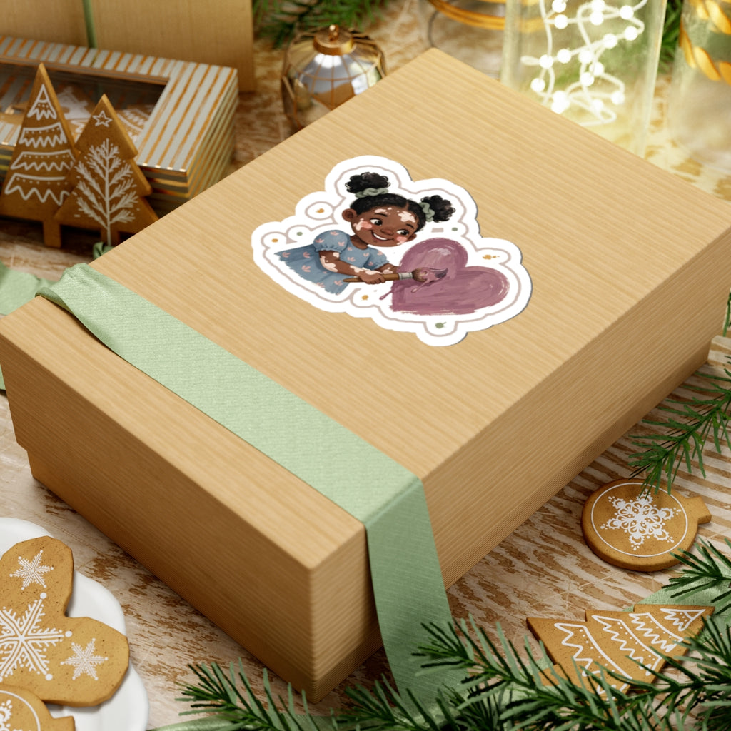 Vitiligo Paint Kiss-Cut Sticker