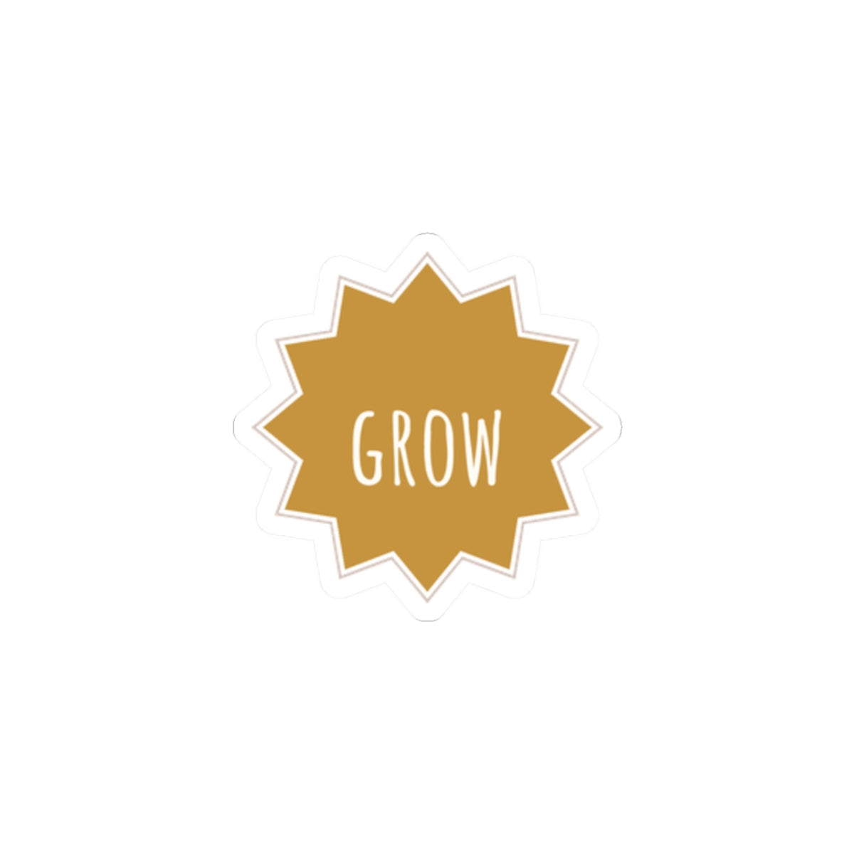 Grow Star Kiss-Cut Sticker