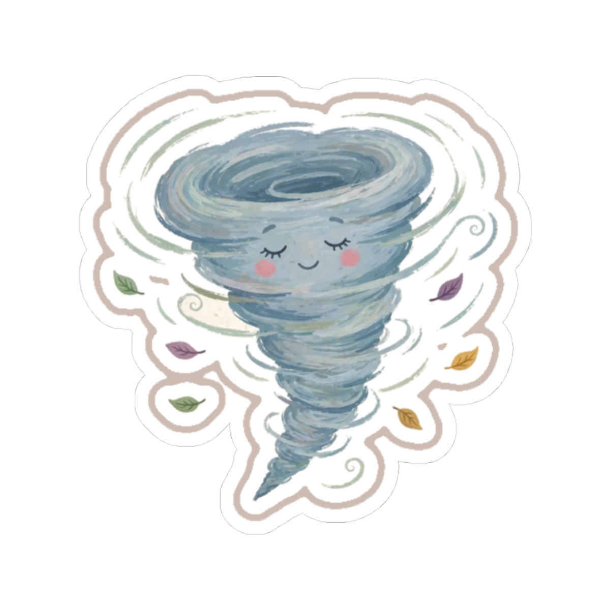Tornado Kiss-Cut Sticker