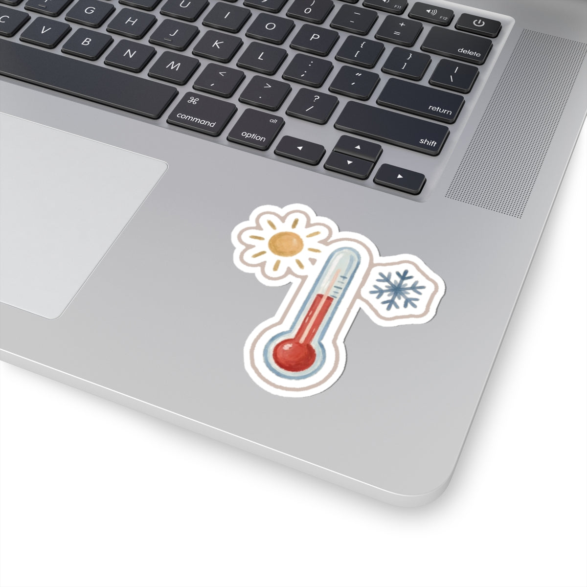 Thermometer Kiss-Cut Sticker