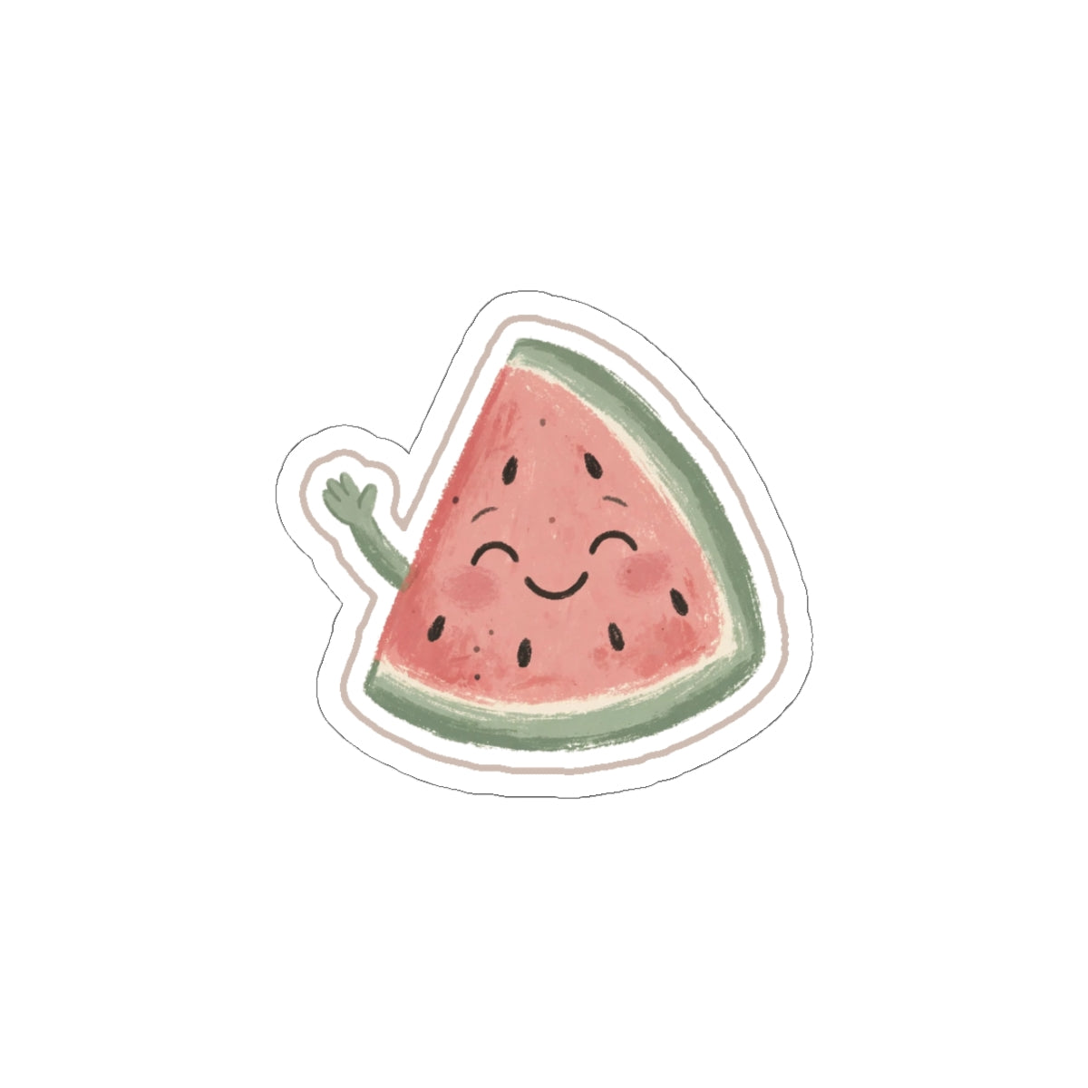Watermelon Kiss-Cut Sticker