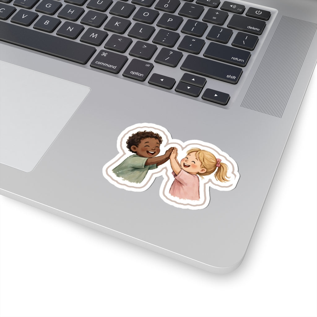 High Five Kiss-Cut Sticker