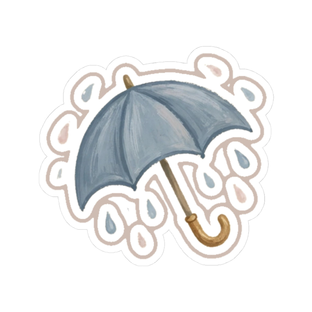 Umbrella Kiss-Cut Sticker