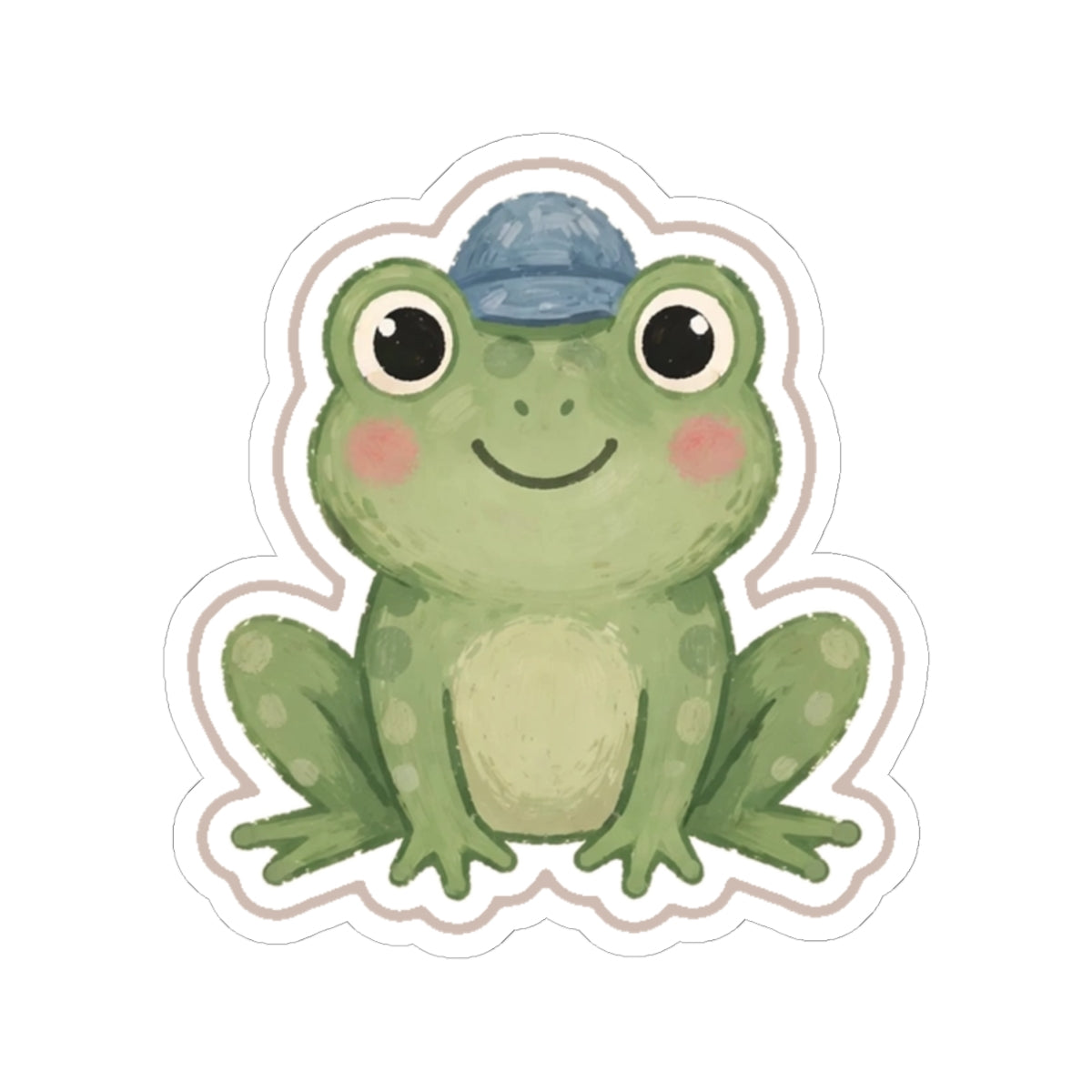 Frog Kiss-Cut Sticker