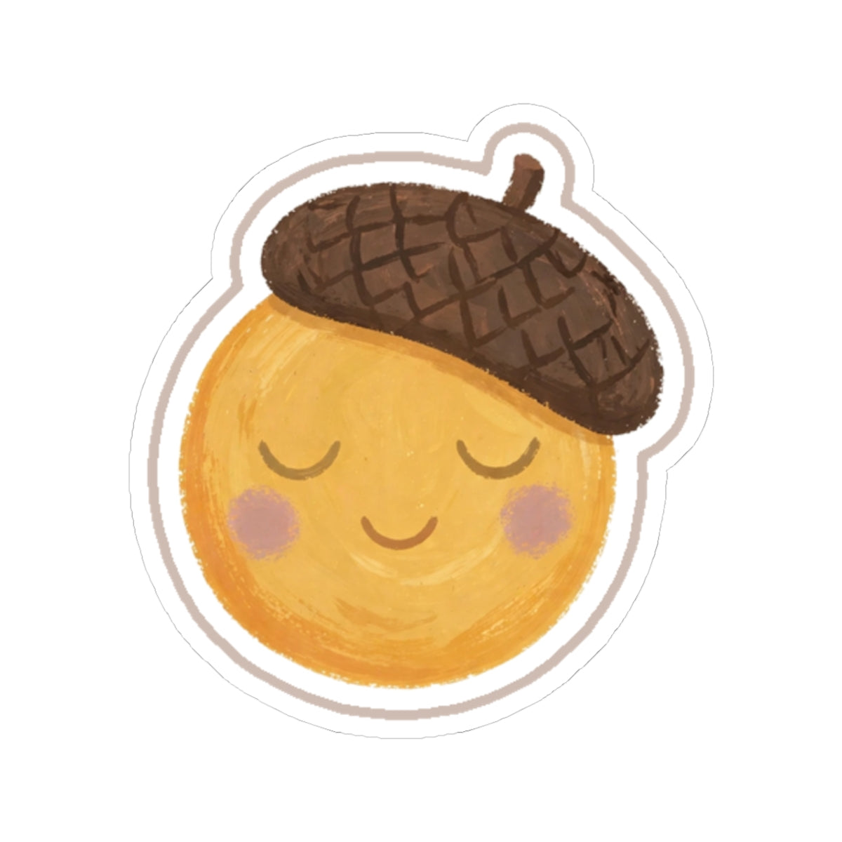 Acorn Kiss-Cut Sticker