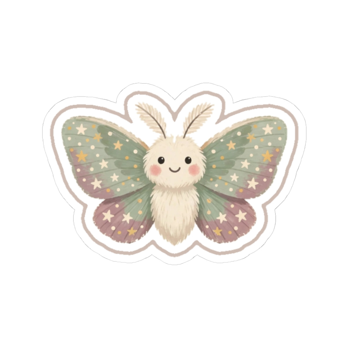Moth Kiss-Cut Sticker