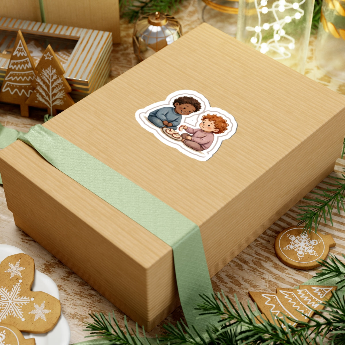 Share Snack Kiss-Cut Sticker