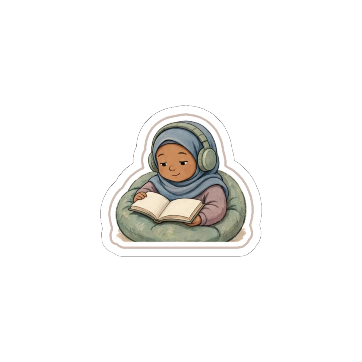 Reading Nook Kiss-Cut Sticker