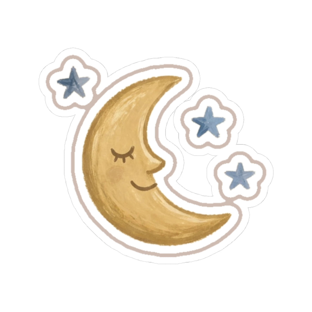 Moon Stars Kiss-Cut Sticker