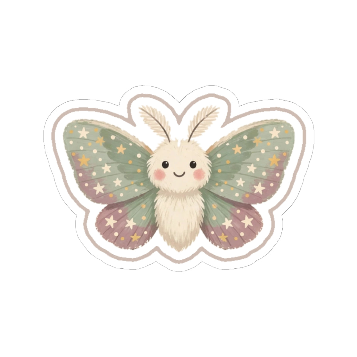 Moth Kiss-Cut Sticker