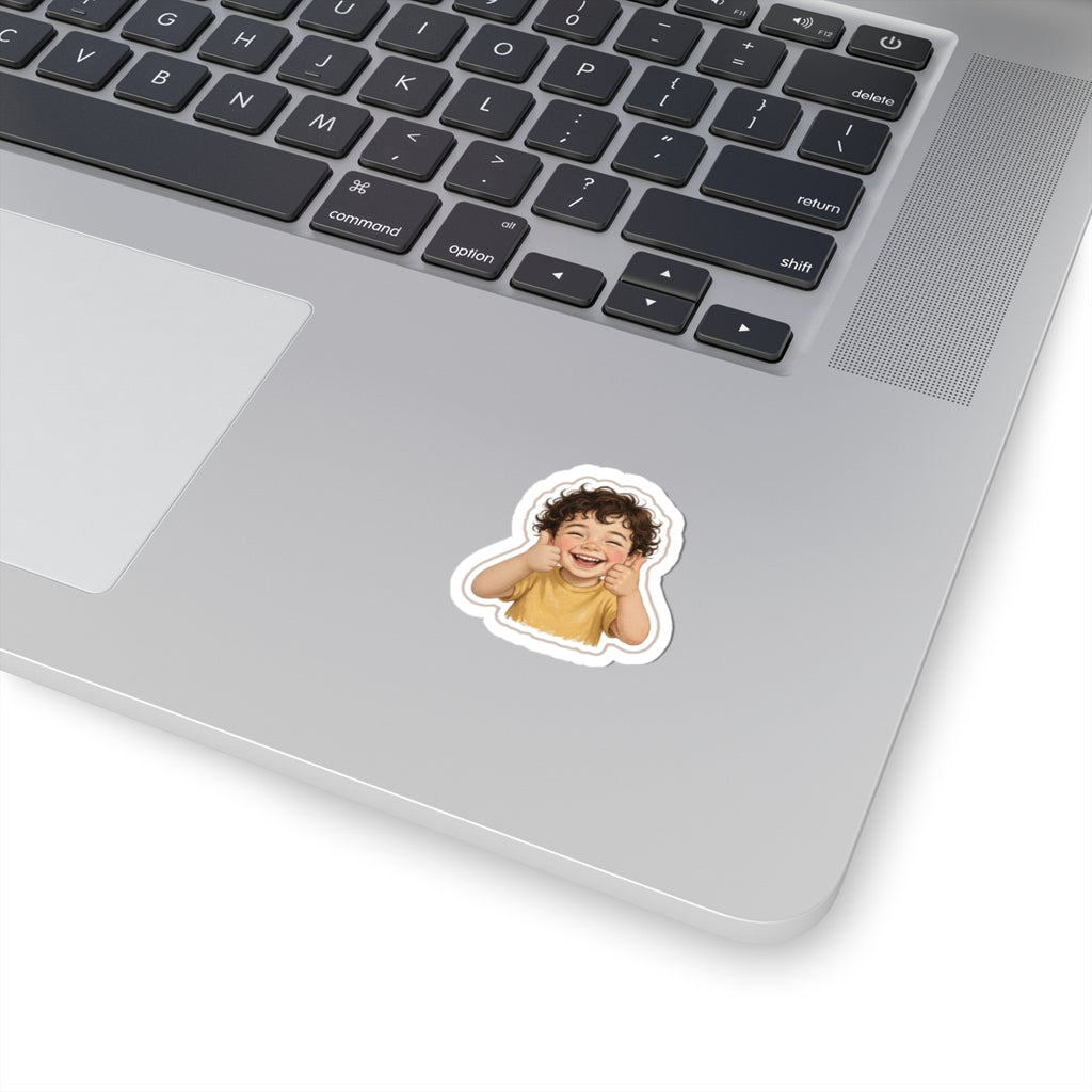 Thumbs Up Kiss-Cut Sticker