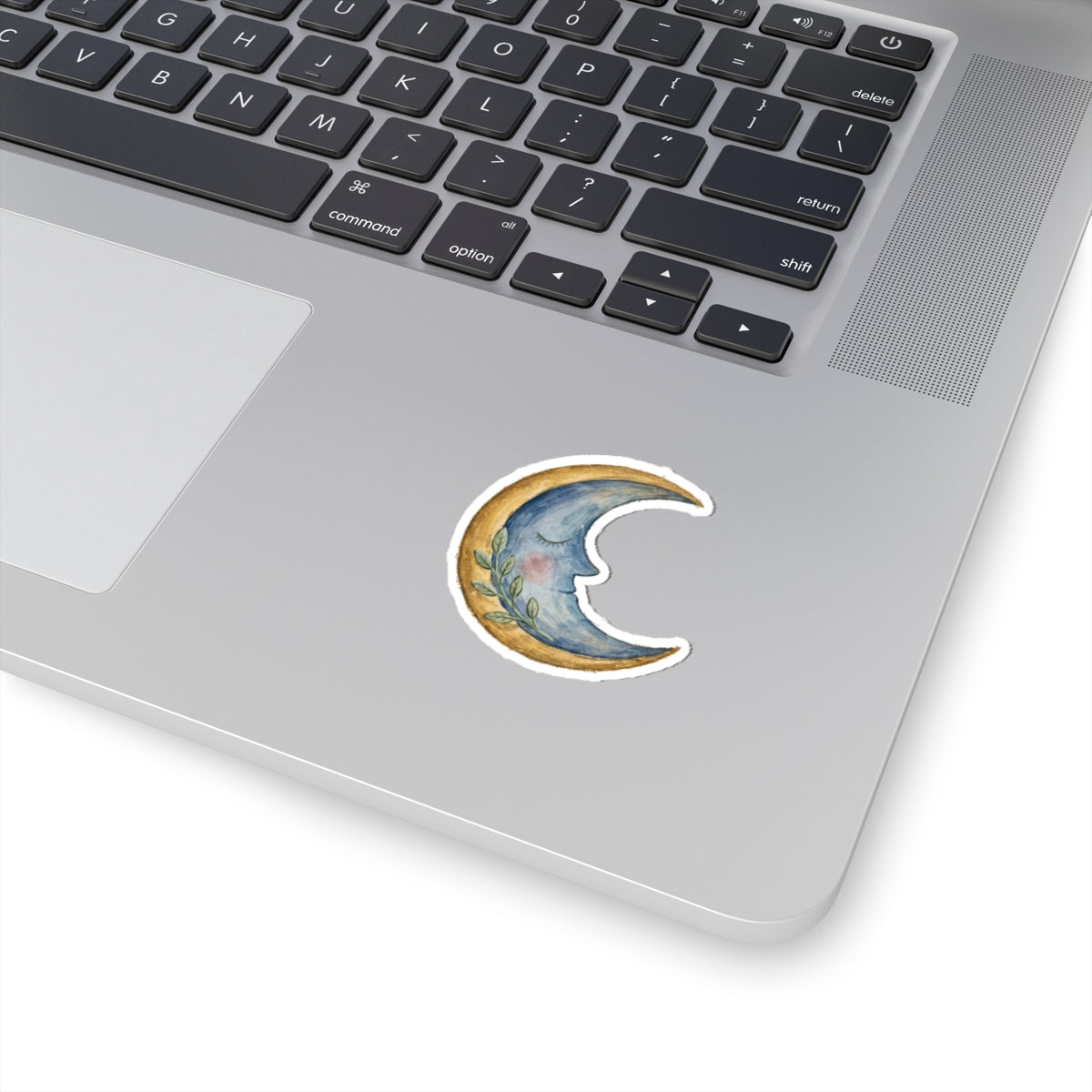 Resting Moon Kiss-Cut Sticker