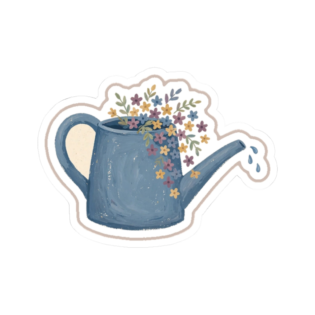 Watering Can Kiss-Cut Sticker