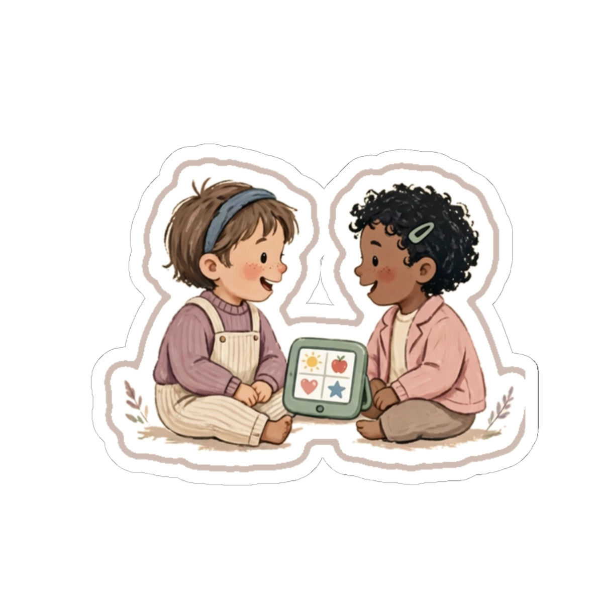 AAC Chat Kiss-Cut Sticker