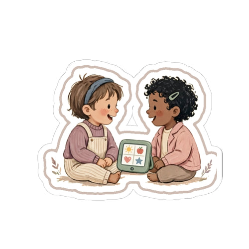 AAC Chat Kiss-Cut Sticker