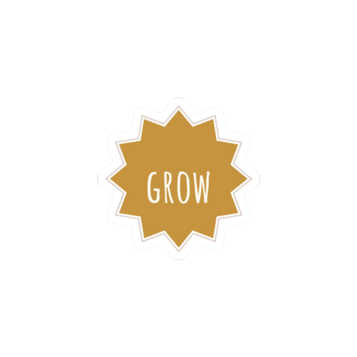 Grow Star Kiss-Cut Sticker