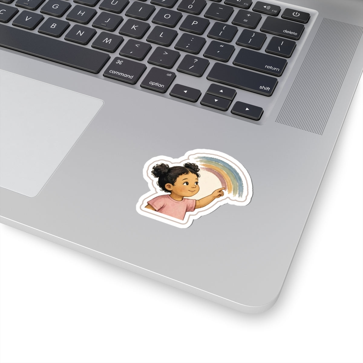 Rainbow Trace Kiss-Cut Sticker