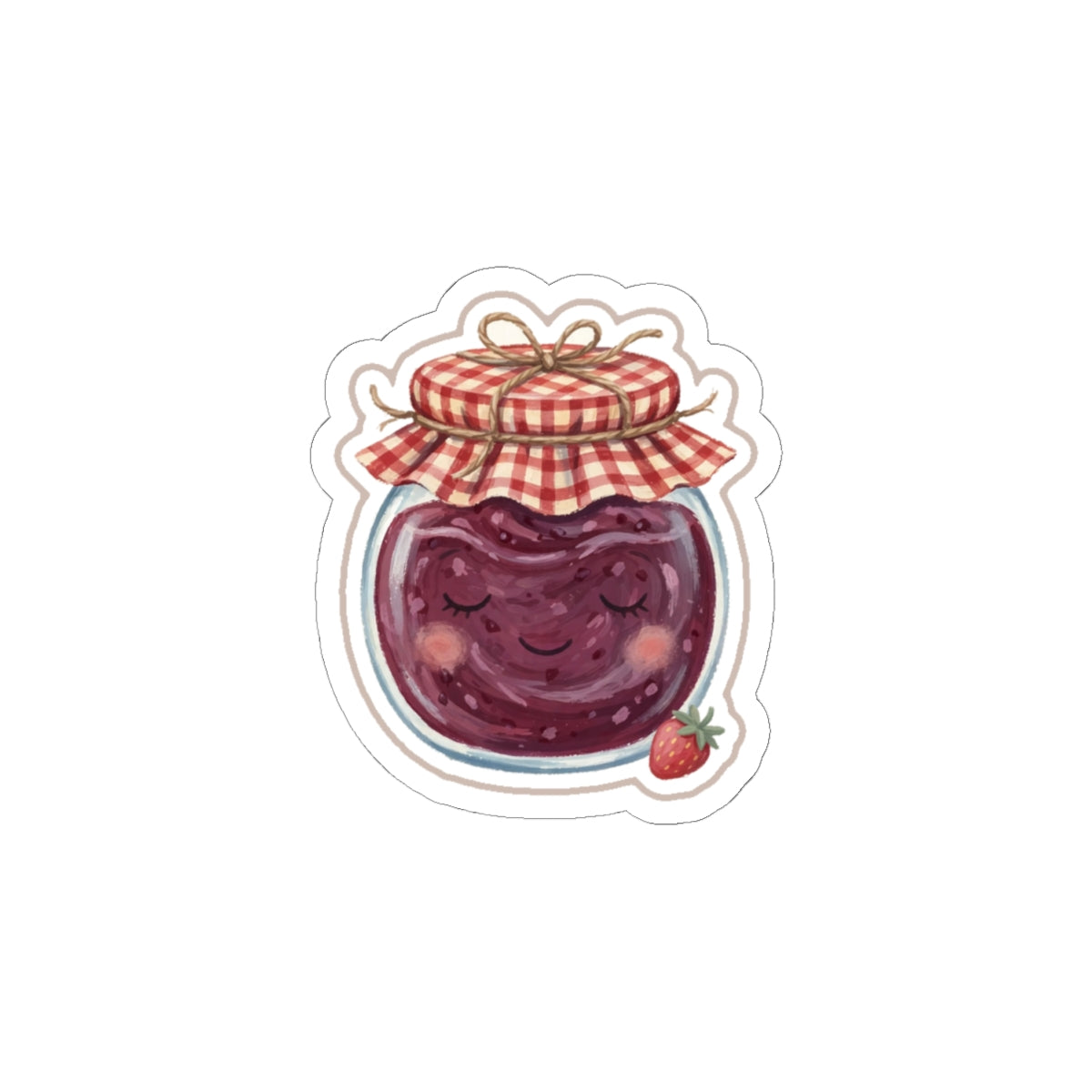 Jam Jar Kiss-Cut Sticker