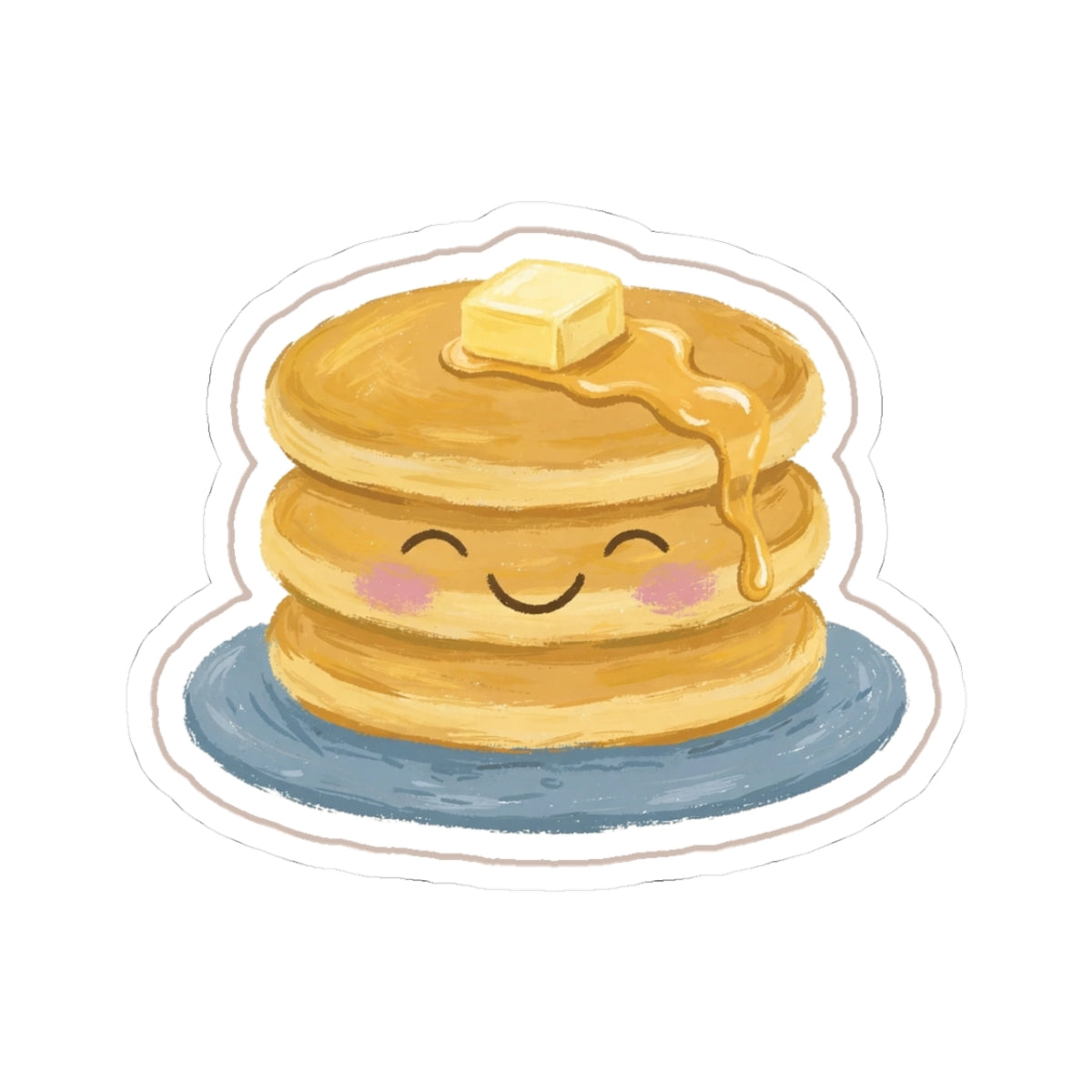Pancakes Kiss-Cut Sticker