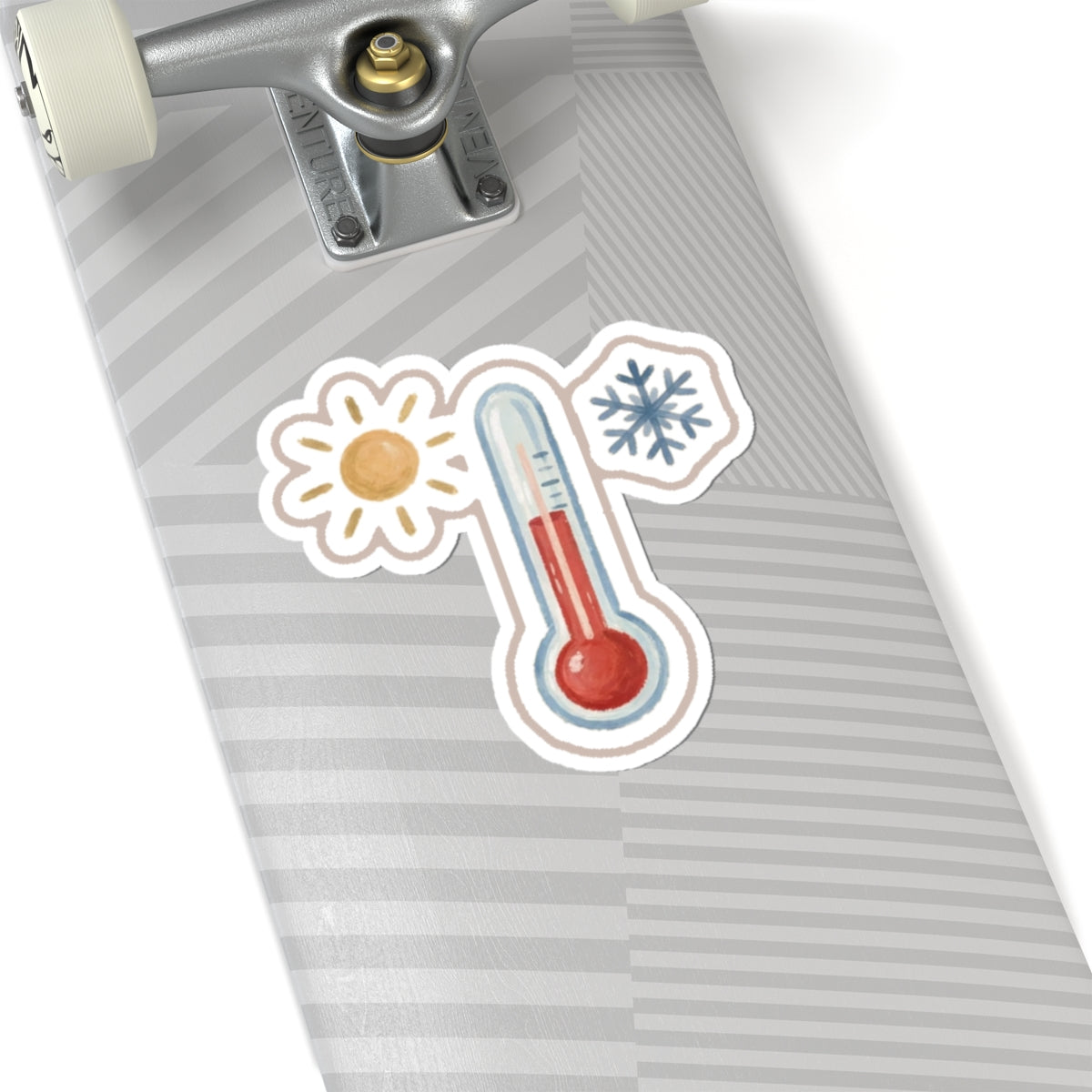 Thermometer Kiss-Cut Sticker