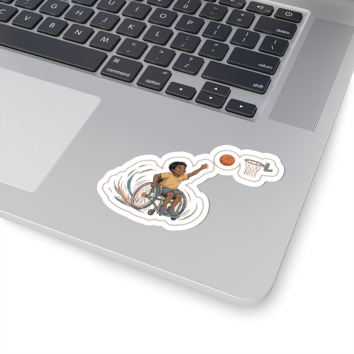 Basketball Kiss-Cut Sticker
