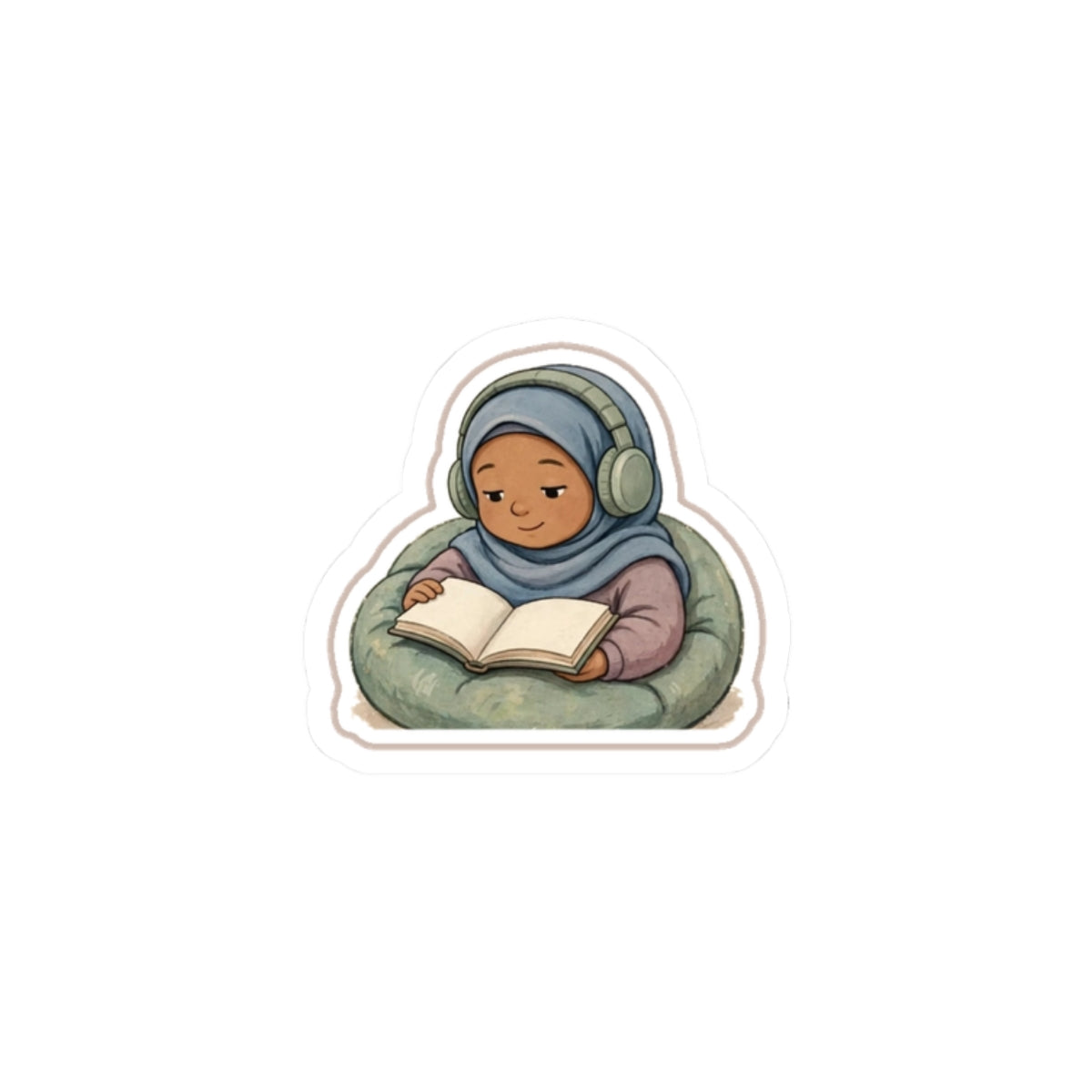 Reading Nook Kiss-Cut Sticker