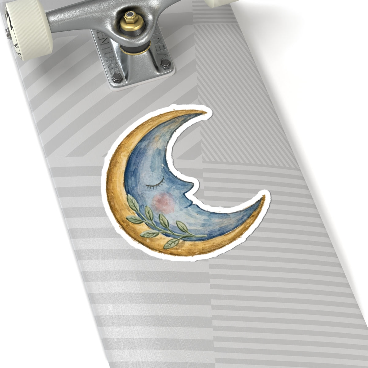 Resting Moon Kiss-Cut Sticker