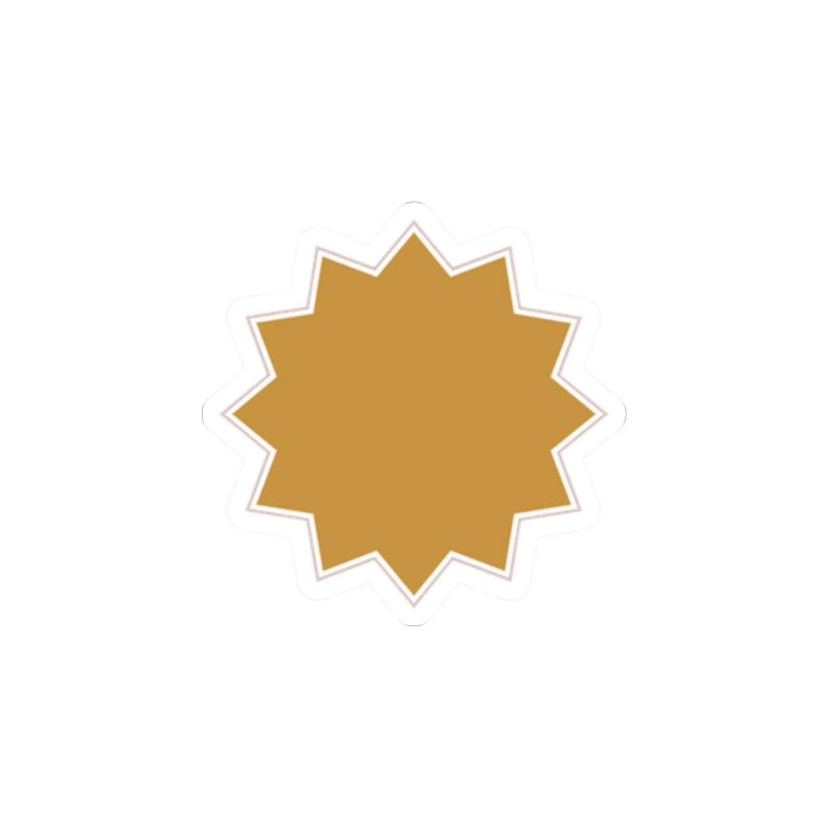 Sun Star Kiss-Cut Sticker