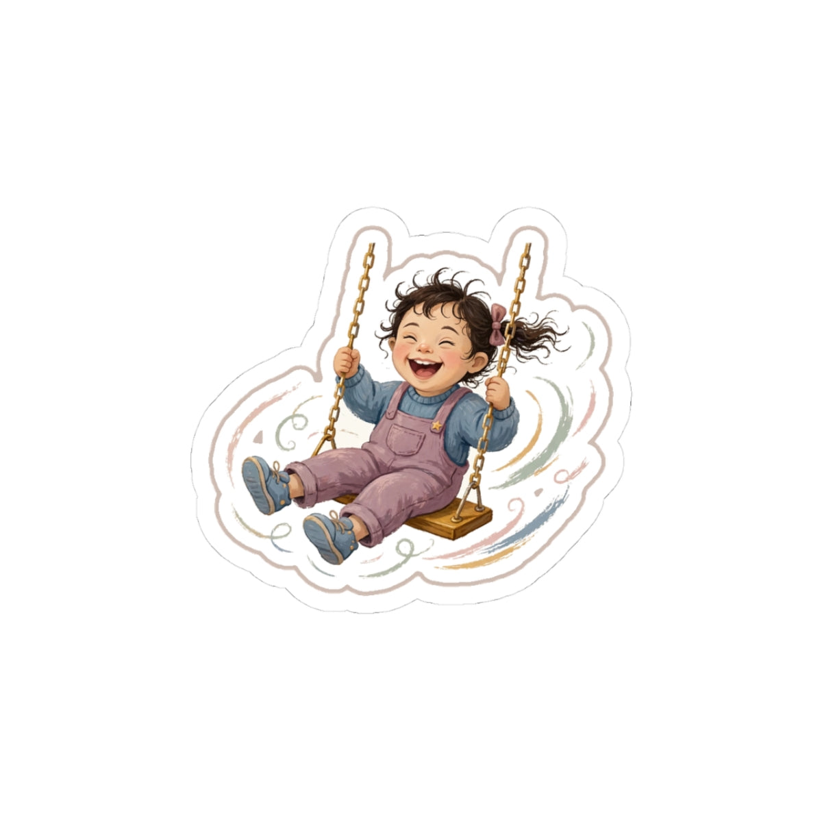 Swing Kiss-Cut Sticker