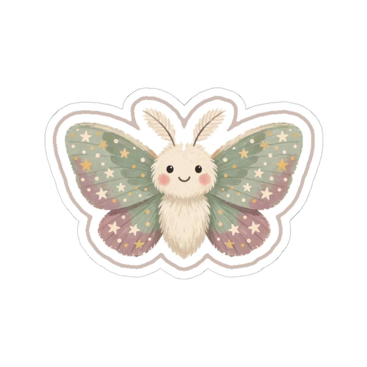 Moth Kiss-Cut Sticker