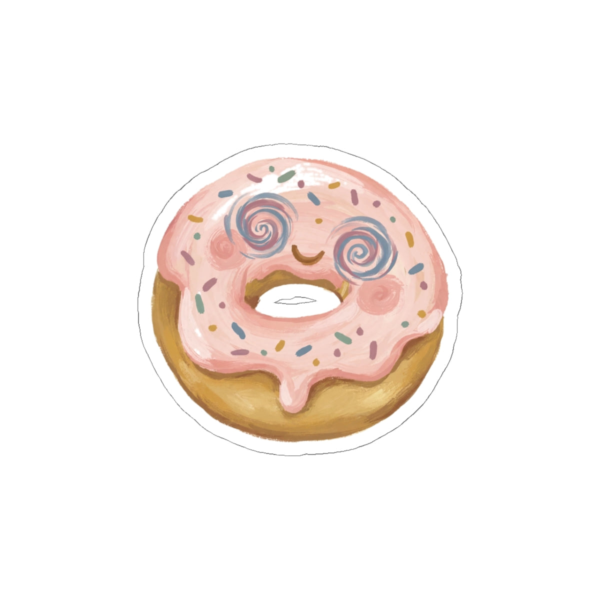 Donut Kiss-Cut Sticker
