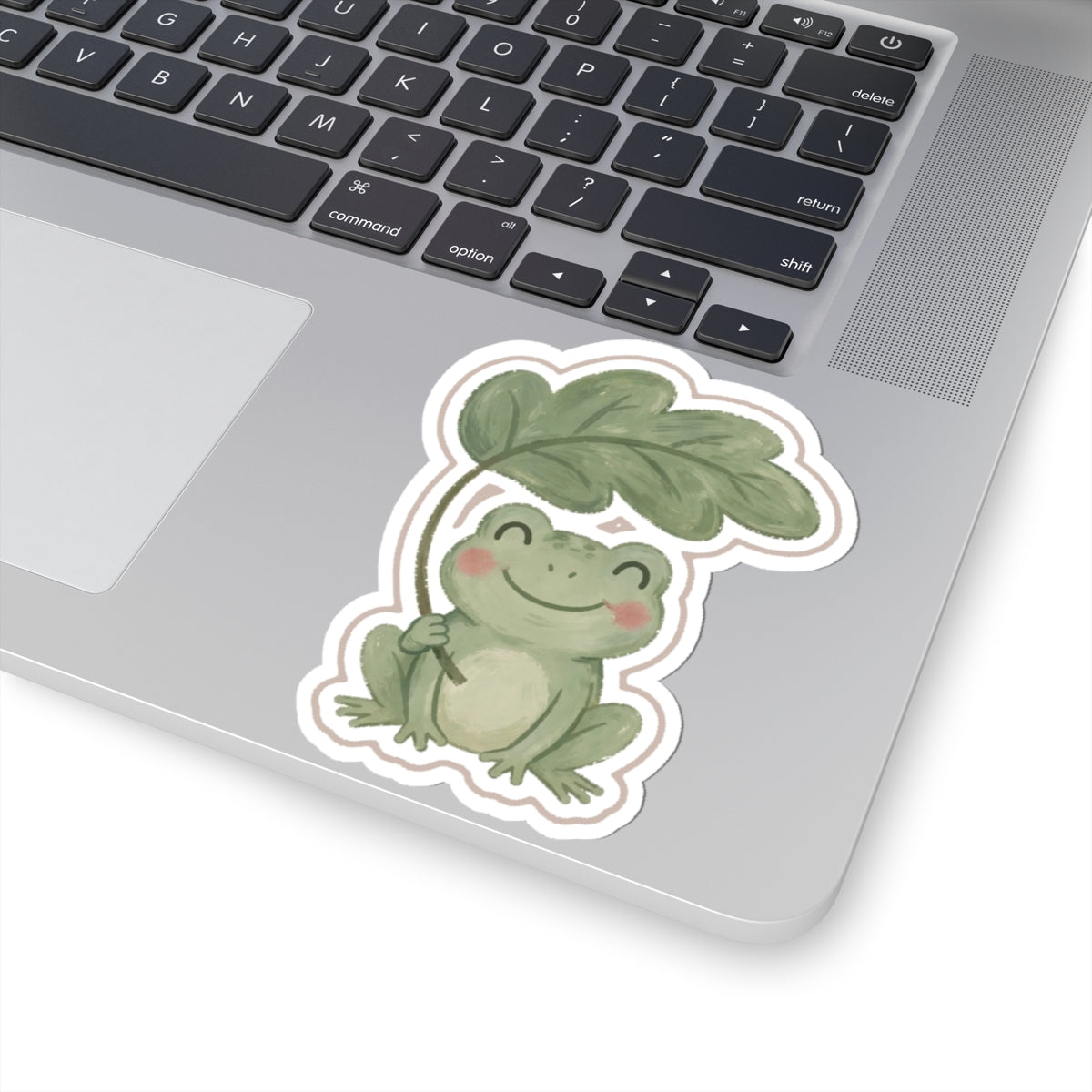 Garden Frog Kiss-Cut Sticker