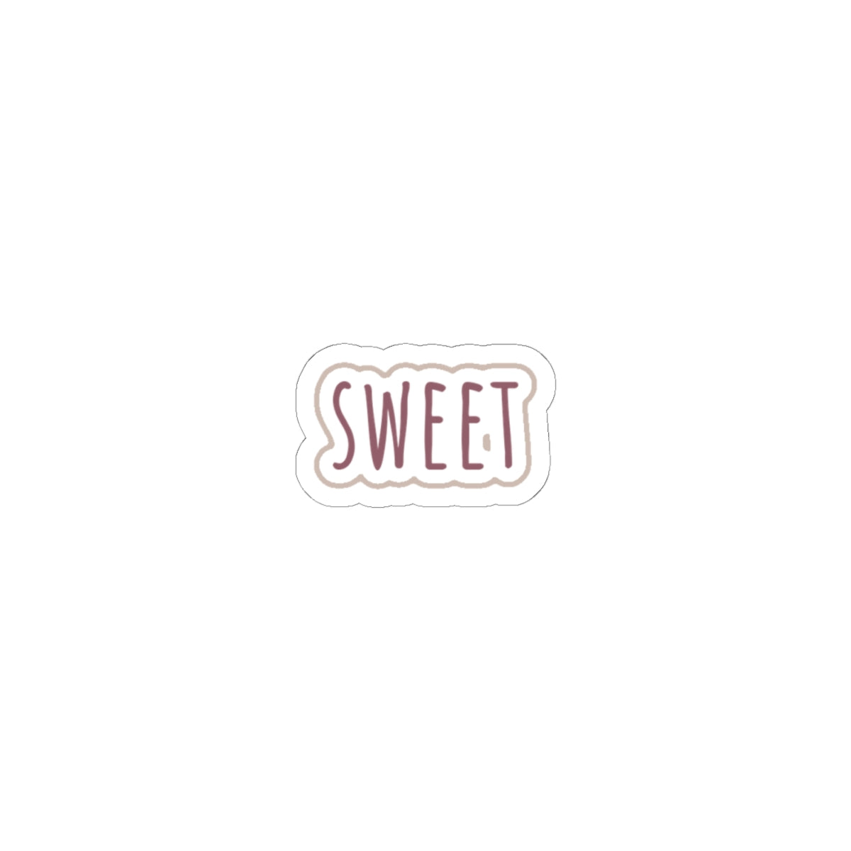 Sweet Word Kiss-Cut Sticker