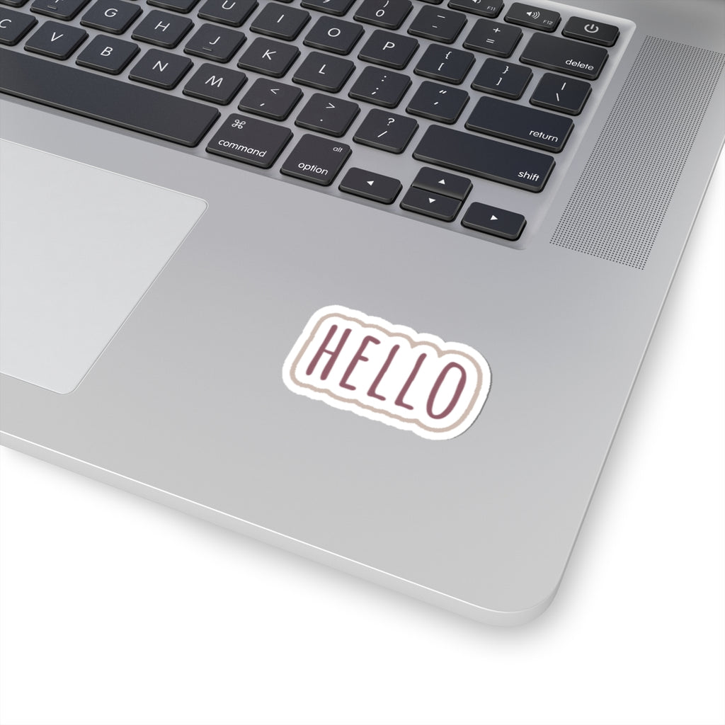 Hello Word Kiss-Cut Sticker