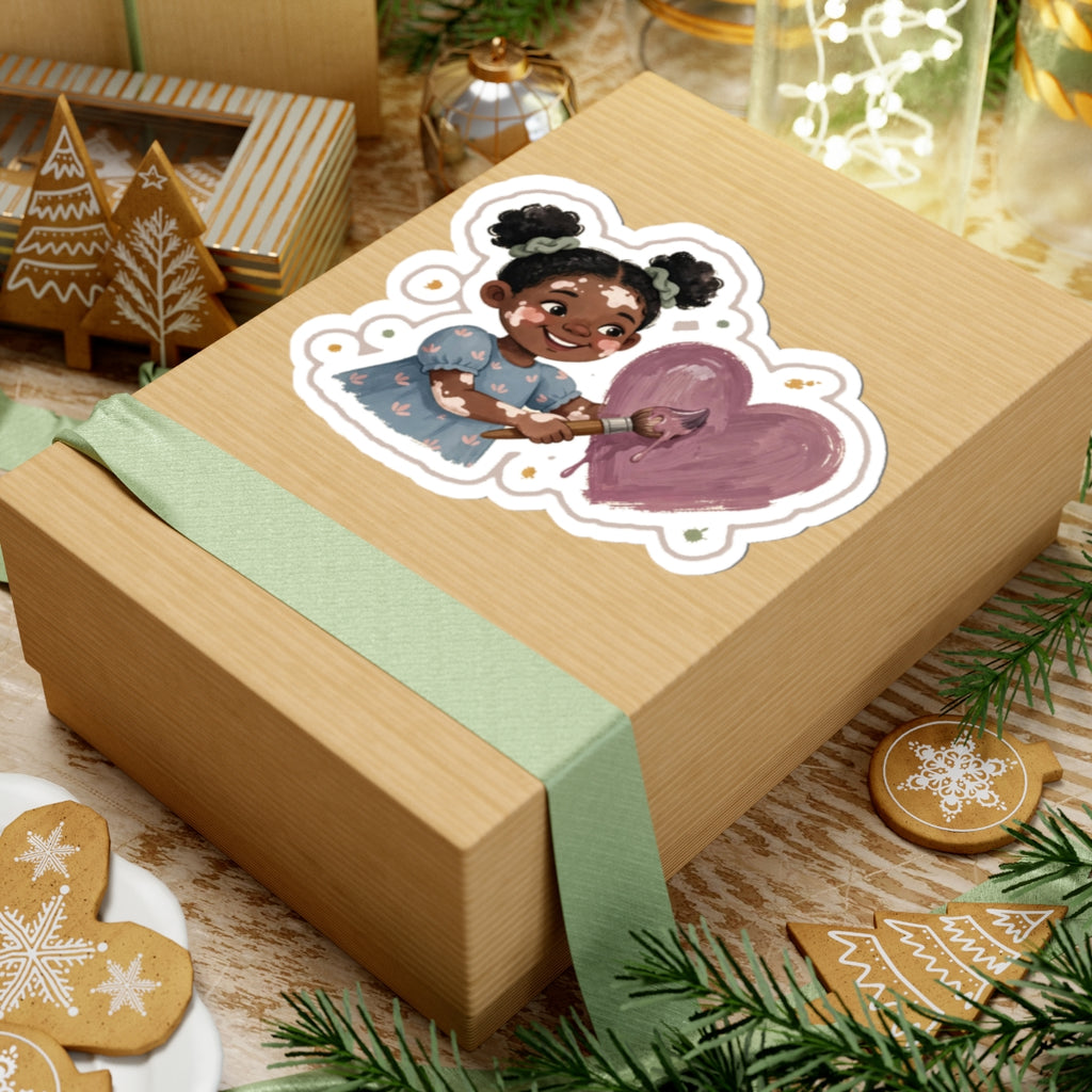 Vitiligo Paint Kiss-Cut Sticker