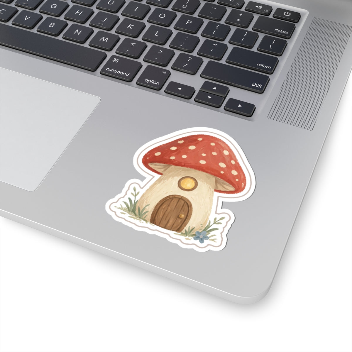 Mushroom Cottage Kiss-Cut Sticker
