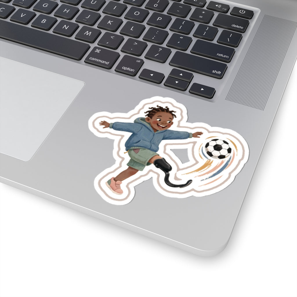 Prosthetic Soccer Kiss-Cut Sticker